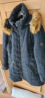 winterjas met nep bontkraag maat 40, Kleding | Dames, Ophalen of Verzenden, Gedragen, Maat 38/40 (M), Zwart