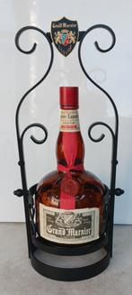 GRAND MARNIER LIQVOR GORDON ROUGE 2L IN IJZEREN HOUDER 48CM, Ophalen of Verzenden, Zo goed als nieuw, Minder dan 5 flessen, Metaal