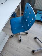 Burostoel kinder (ikea), Ophalen, Gebruikt, Blauw, Bureaustoel