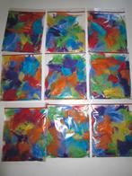 Zakjes gekleurde veren * Nieuw *., Ophalen of Verzenden, Nieuw, Materiaal