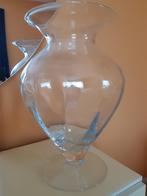 Glazen design vaas, Minder dan 50 cm, Glas, Ophalen of Verzenden, Zo goed als nieuw
