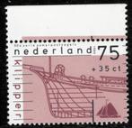 Jaar 1989 NVPH 1426 Zomerzegel - Klipper [zegel met tab]., Ophalen of Verzenden, Na 1940, Postfris