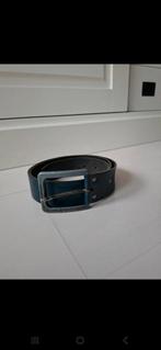 Blauw leren riem, Ophalen of Verzenden, Gedragen, Overige kleuren, 95 tot 105 cm