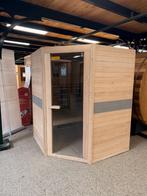 OUTLET | infraroodcabine Joanne hoekmodel, Ophalen, Zo goed als nieuw, Infrarood, Complete sauna