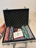 Poker set officieel, Hobby en Vrije tijd, Gezelschapsspellen | Kaartspellen, Ophalen of Verzenden, Zo goed als nieuw