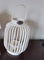 Windlicht / lantaarn Riverdale, Huis en Inrichting, Woonaccessoires | Kandelaars en Kaarsen, Ophalen, Gebruikt, 25 tot 50 cm, Wit