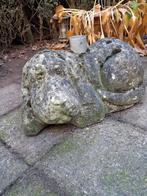 Betonnen Parasolvoet Hond - Tuinbeeld, Tuin en Terras, Ophalen, Gebruikt, Beton, Dierenbeeld