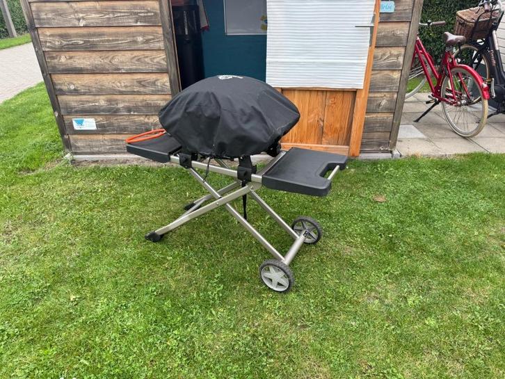 Burnhard Barbecue met 2 branders en wagen, Tuin en Terras, Gasbarbecues, Gebruikt, Ophalen