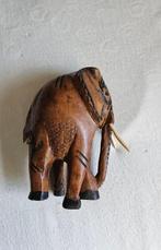 Grote Handgesneden Houten Olifant – Massief & Decoratief – 3, Antiek en Kunst, Kunst | Beelden en Houtsnijwerken, Ophalen of Verzenden