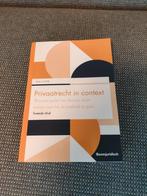 Privaatrecht in context M.A. Loth tweede druk, Ophalen of Verzenden, Zo goed als nieuw, WO