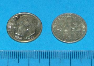 Verenigde Staten - 10 cent 1963D - zilver beschikbaar voor biedingen