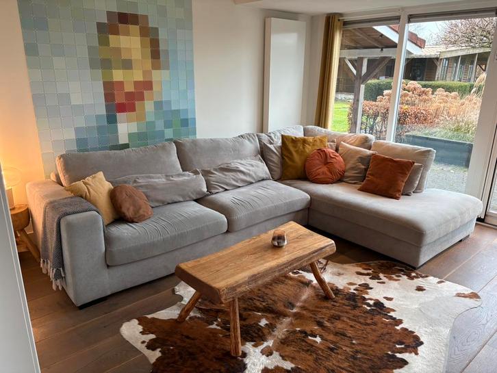 Hoekbank INHOUSE Comiso, Huis en Inrichting, Banken | Complete zithoeken, Gebruikt, Stof, Ophalen