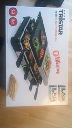 TriStar PD-9051 Gourmet Raclette Steengrill, Ophalen of Verzenden, Zo goed als nieuw, 8 personen of meer