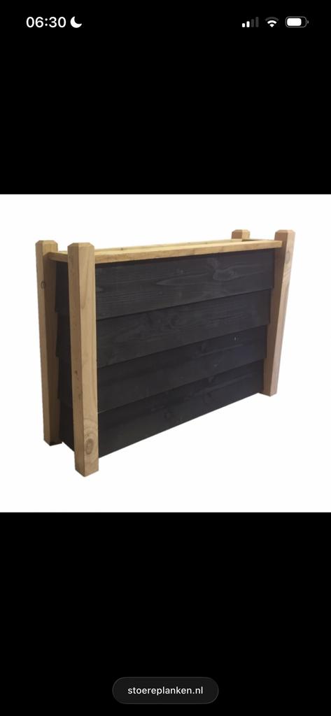 Plantenbak Douglas, Tuin en Terras, Schuttingen, Zo goed als nieuw, Hout, 1 tot 2 meter, Minder dan 3 meter, Ophalen of Verzenden