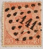 België 1865-1866 - OBP 20 - Koning Leopold I in profiel, Postzegels en Munten, Postzegels | Europa | België, Ophalen of Verzenden