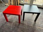 Ikea Lack bijzettafels, Minder dan 55 cm, Gebruikt, Vierkant, Hout