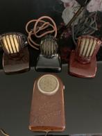 4 Bakeliete RFT krystal/dynamic microfoon art deco, Verzenden, Gebruikt, Overige typen
