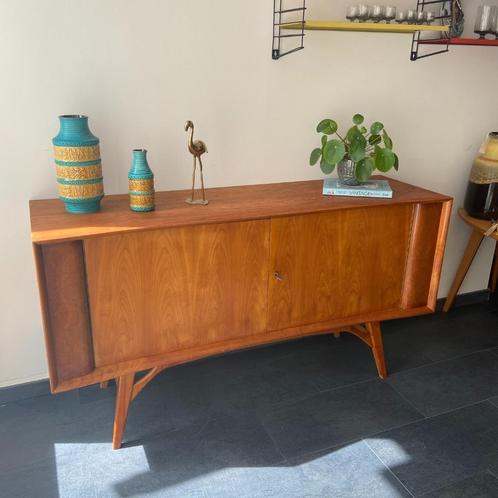 Vintage Dressoir, Huis en Inrichting, Kasten | Dressoirs, Gebruikt, 150 tot 200 cm, 25 tot 50 cm, Met lade(s), Met deur(en), Met plank(en)