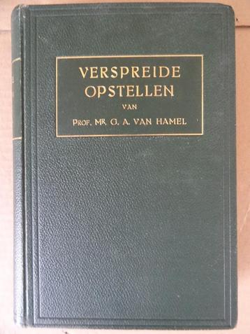 G. A. van Hamel Verspreide opstellen Deel I. 1870-1891 beschikbaar voor biedingen
