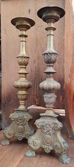 Set H60cm kandelaars, Antiek en Kunst, Antiek | Kandelaars, Ophalen of Verzenden, Koper of Brons