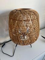 Rotan lamp Woood staand 49cm hoog, Ophalen of Verzenden, Zo goed als nieuw, Minder dan 50 cm, Hout