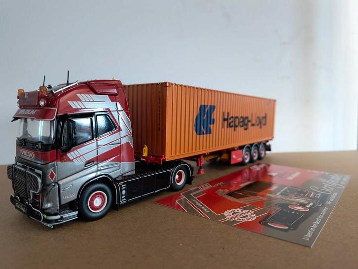 Tekno Volvo SL Logistics, Hobby en Vrije tijd, Modelauto's | 1:50, Zo goed als nieuw, Bus of Vrachtwagen, Tekno, Ophalen of Verzenden