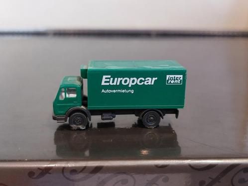 WIKING 094201 - Mercedes NG 'Europcar' (11963), Hobby en Vrije tijd, Modeltreinen | N-Spoor, Gebruikt, Overige typen, Gelijkstroom of Wisselstroom