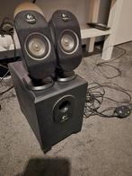 Logitech X 210 pc speakers, Computers en Software, Pc speakers, Ophalen of Verzenden, Gebruikt, Logitech, Creative