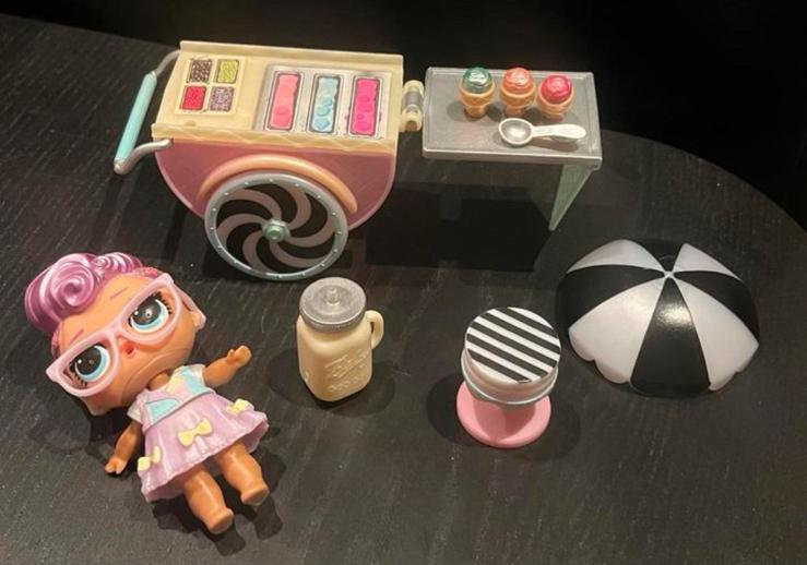 L.O.L. Surprise! Ice Cream Pop-up met Bon Bon pop, Ophalen of Verzenden, Gebruikt, Overige typen