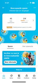 Spaarkaart AH bioscoop 25 cent voor KNGF, Hobby en Vrije tijd, Spaarzegeltjes, Ophalen of Verzenden, Winkel, Super of Benzinepomp