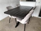 Eettafel met 4 stoelen, moeten zsm weg!, Huis en Inrichting, Tafels | Eettafels, Ophalen, 50 tot 100 cm, Zo goed als nieuw, 150 tot 200 cm