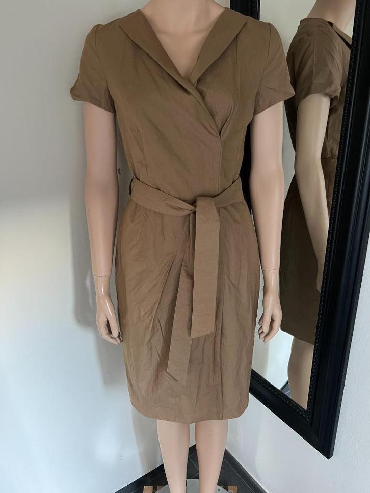 NATAN  nette jurk  MAAT 36 (38)  ALS NIEUW, Kleding | Dames, Jurken, Zo goed als nieuw, Maat 36 (S), Beige, Knielengte, Ophalen of Verzenden