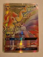 Pokemon galaxy/regenboog Ninetales kaart., Ophalen of Verzenden, Zo goed als nieuw, Losse kaart