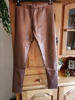 NIEUW!! Lederlook legging brons Norfy 36, Kleding | Dames, Leggings, Maillots en Panty's, Legging, Maat 36/38 (S), Bruin, Nieuw