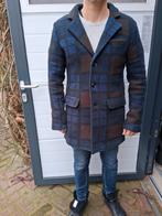 Geruite heren winterjas maat L Dstrezzed, Ophalen of Verzenden, Zo goed als nieuw, Maat 52/54 (L), Blauw