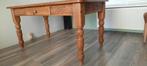 geloogd oude grenen tafel, Huis en Inrichting, 50 tot 100 cm, Grenenhout, 150 tot 200 cm, Gebruikt