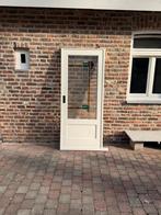 Schuifdeur met glas in lood raam, Ophalen, Gebruikt, 80 tot 100 cm, Binnendeur