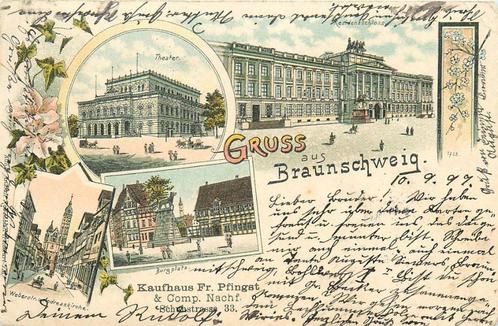 (701-272-049) Braunschweig  Litho, Verzamelen, Ansichtkaarten | Buitenland, Duitsland, Verzenden