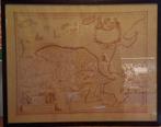 Oude kaart van Groningen - Bartholdo Wicheringe, Boeken, Gelezen, Voor 1800, Ophalen of Verzenden, Landkaart