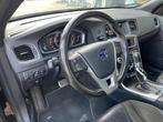 Volvo S60 2.0 D3 Nordic+ R-design, Trekhaak, Leder/Alcantara, Auto's, Gebruikt, Euro 6, 4 cilinders, Zwart