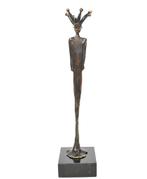 Corrie Ammerlaan - De gekroonde man - sculptuur - verbronsd, Ophalen of Verzenden