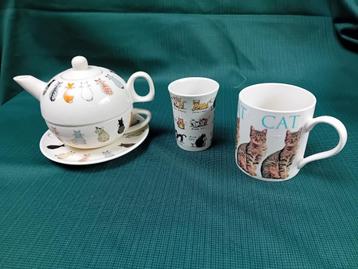 Poezenservies. beschikbaar voor biedingen