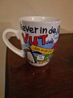 Mok met teksten oma, opa, vut, oude zak, Ophalen of Verzenden, Overige stijlen, Kop(pen) en/of Schotel(s), Glas