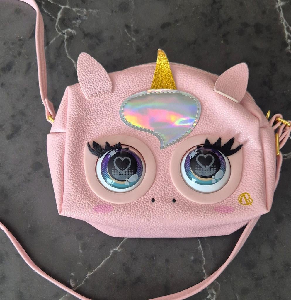 Purse Pet interactief eenhoorn tasje, Ophalen, Zo goed als nieuw, Roze, Schoudertasje