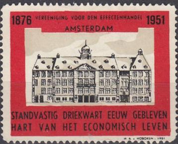 Nederland- 1951- Vereniging voor de Effectenhandel Amsterdam beschikbaar voor biedingen