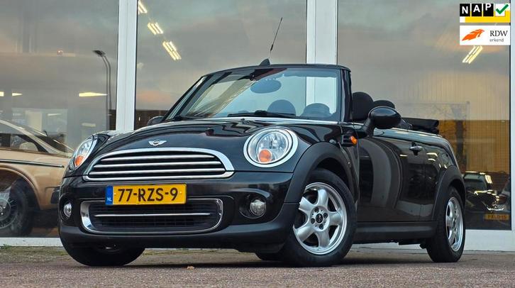 Mini Mini Cabrio 1.6i Cooper 2e Eigenaar Airco Harman Kardon, Auto's, Mini, Bedrijf, Te koop, Cabrio, ABS, Airbags, Airconditioning