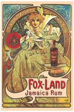 Art Nouveau Alphonse Mucha Poster affiche Rum, Verzenden, Nieuw, Rechthoekig Staand