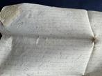 Oud document met handgeschreven tekst 1768 lakzegels, Antiek en Kunst, Verzenden