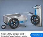 Aanhanger fietskar loopkar tuinkar, Fietsen en Brommers, Ophalen, Zo goed als nieuw, Kinderkar