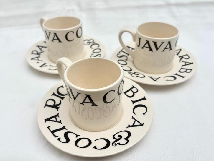 Emma Bridgewater - Toast & Marmalade - Espresso cups, Huis en Inrichting, Keuken | Servies, Zo goed als nieuw, Kop(pen) en/of Schotel(s)